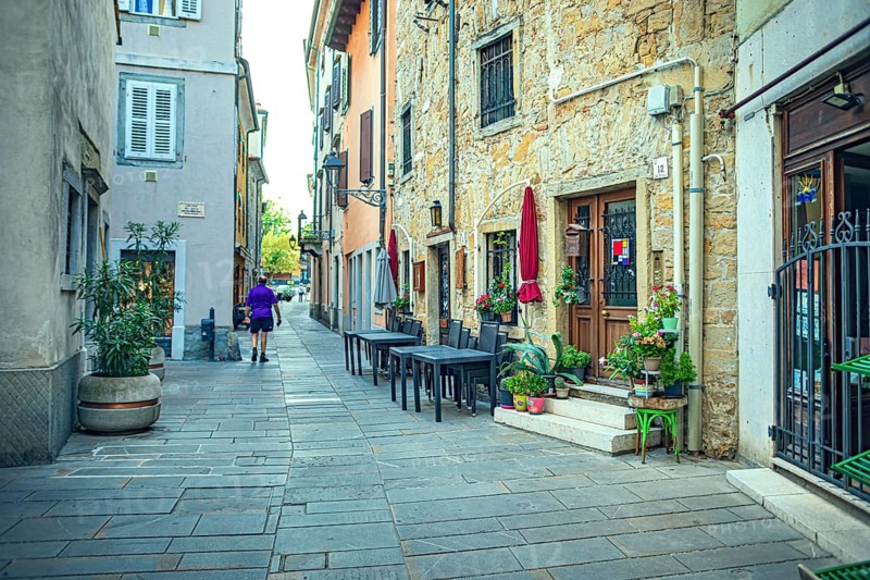 Streets of Muggia, Friuli-Venezia Giulia, Italy