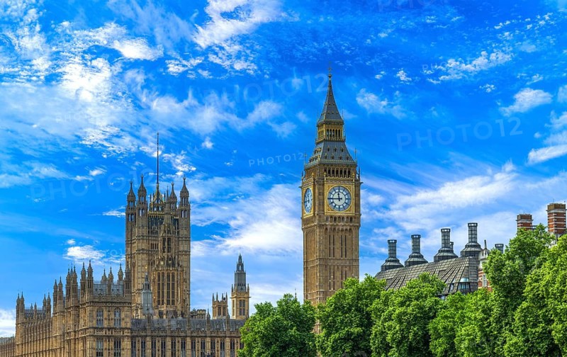 London, Tower of Big Ben on Parliament Square, Great Bell of Clock