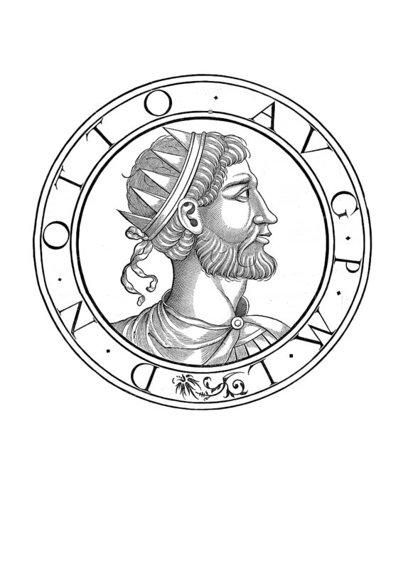 Otto II, Otto the Red, (born 955, died 7 December 983 in Rome) from the noble Liudolfing dynasty was Roman-German Emperor from 973 to 983, authentic, digitally restored reproduction from a 19th century original, record date not stated