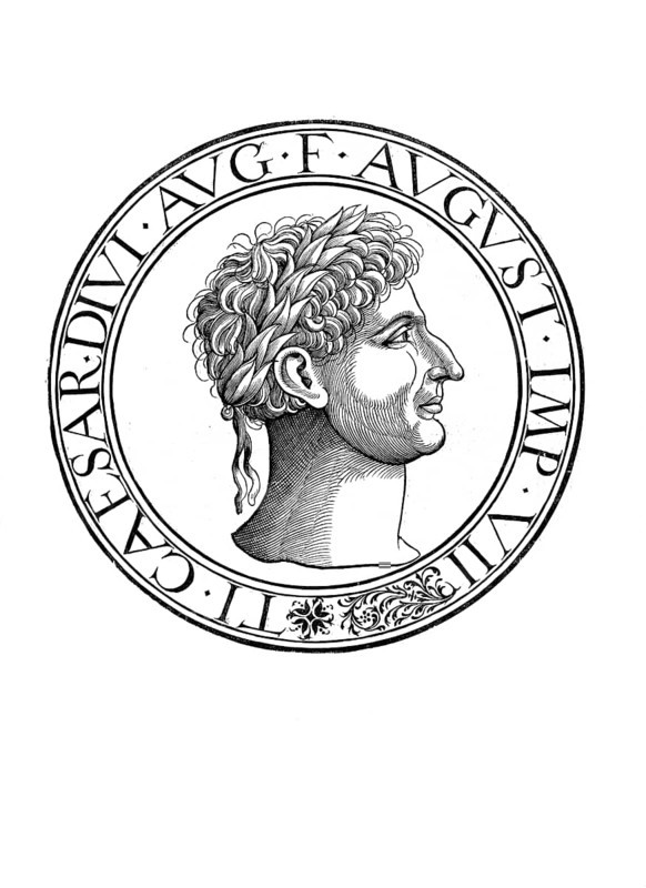 Tiberius Iulius Caesar Augustus, in front of the adoption by Augustus Tiberius Claudius Nero, (born 16 November 42 BC in Rome, died March 37 AD at Cape Misenum) was Roman emperor from 14 to 37 AD. After his stepfather Augustus, Tiberius was the second emperor of the Roman Empire, authentic, digitally restored reproduction from a 19th century original, record date not stated