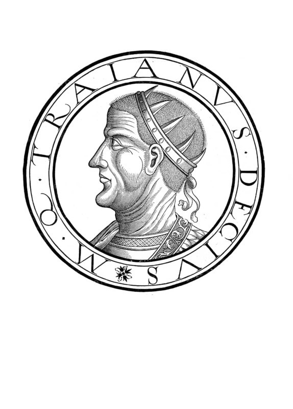 Gaius Messius Quintus Traianus Decius (born ca. 190 or 200/201 in Budalia near Sirmium, died 1st half of June 251 near Abrittus, today Rasgrad in Bulgaria) was emperor of the Roman Empire from 249 to 251, authentic, digitally restored reproduction from a 19th century original, record date not stated