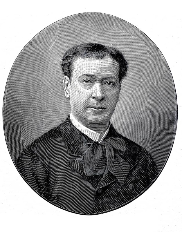 Adolf Sonnenthal (born 21 December 1834 in Pest, Austrian Empire, died 4 April 1909 in Prague, Austria-Hungary), Austrian actor, Historical, authentic, digitally restored reproduction from a 19th century original, Record date not stated