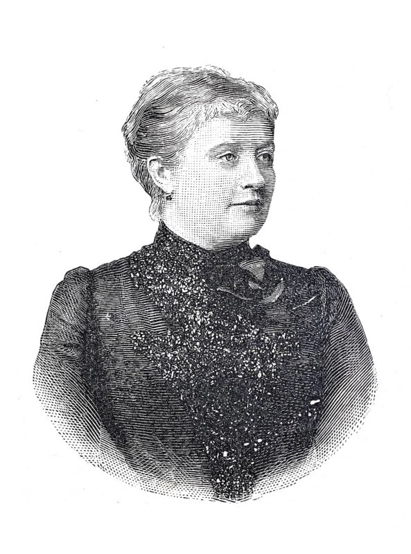 Rosa Papier, married name Paumgartner, born 18 September 1858 in Baden near Vienna, died 9 February 1932 in Vienna, Austrian opera singer and singing teacher, Historical, authentic, digitally restored reproduction from a 19th century original, Record date not stated