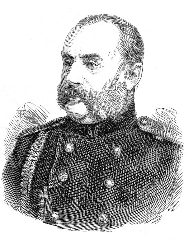 Frantizek Alexandr Zach (b. 1 May 1807, Brno, Moravia, d. 14 January 1892 ibid.), military theorist and general in the army of the Principality of Serbia (no guarantee), Historical, authentic, digitally restored reproduction from a 19th century original, Record date not stated