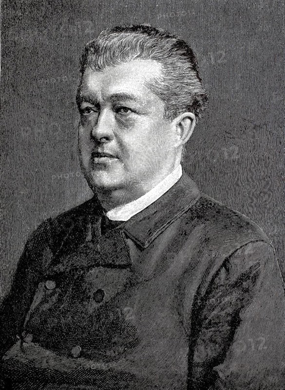 August Förster (born 3 June 1828 in Lauchstädt, Province of Saxony, died 22 December 1889 in Semmering, Lower Austria), actor and director, Historical, authentic, digitally restored reproduction from a 19th century original, Record date not stated