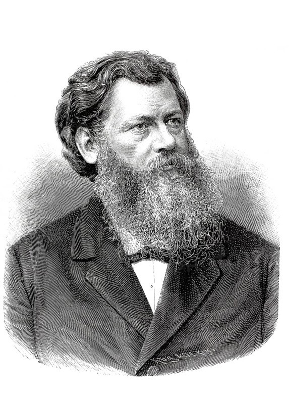 Viktor Ernst Nessler, Neßler, (born 28 January 1841 in Baldenheim near Schlettstadt, d. May 1890 in Strasbourg), German composer, Historical, authentic, digitally restored reproduction from a 19th century original, Record date not stated