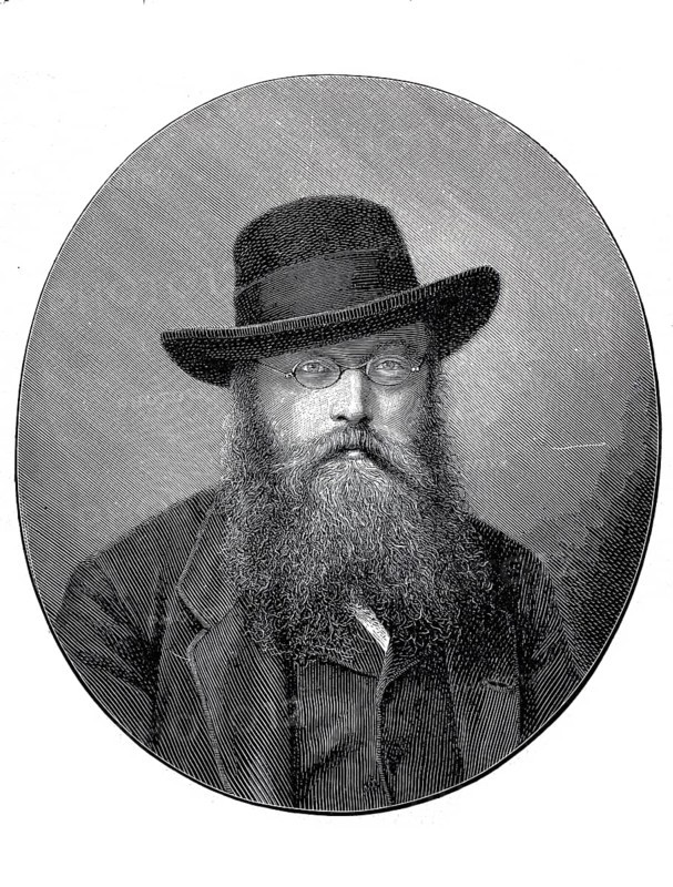 Hans Richter (b. 4 April 1843 in Raab, d. 5 December 1916 in Bayreuth) Janos Richter, Austro-Hungarian conductor and honorary citizen of Bayreuth, Historical, authentic, digitally restored reproduction from a 19th century original, Record date not stated