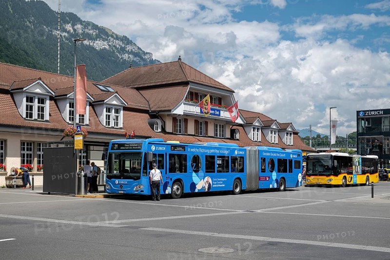Bus station, Interlaken, Switzerland