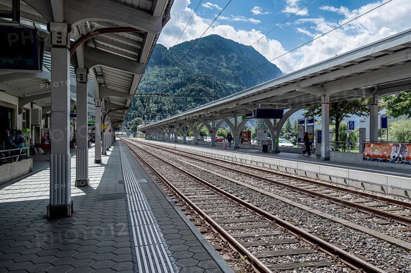 Railway station, Interlaken, Switzerland