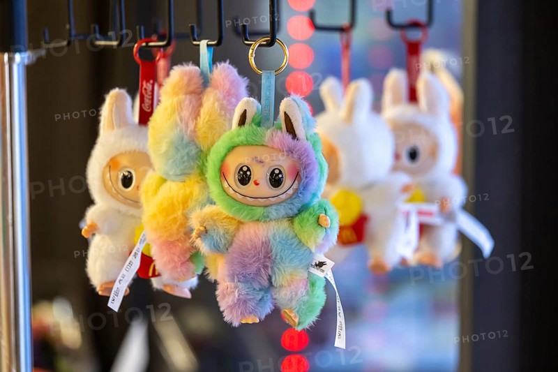 Labubu cuddly toy figure from China. There is a real hype surrounding the toy. Stuttgart, Baden-Württemberg, Germany