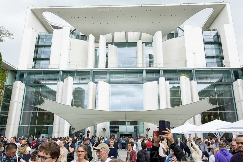 Visitors at the Open Day at the Federal Chancellery in Berlin on 24.08.2025. On 23 and 24 August, the Federal Chancellery, the federal ministries and the Federal Press Office will open their doors to all citizens
