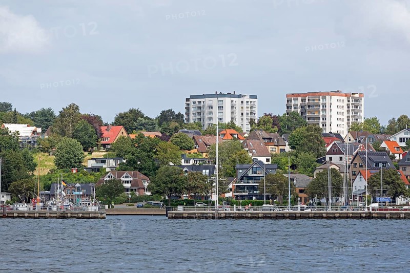 Harbour, Möltenort, Baltic resort Heikendorf, Schleswig-Holstein, Germany