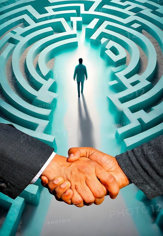 Symbolic image, treaties, agreements, difficulties, conflict, problems, meeting, discussion, multilateral negotiation, USA, EU European Union, China, Germany, economic areas, capitalism, communism, convention, nation states, agreement, international law, opponent, protectionism, espionage