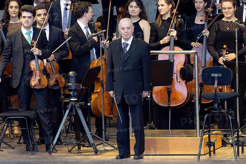 Daniel Barenboim, Conductor, West-Eastern Divan Orchestra - Daniel Barenboim and Lang Lang, Classical, open air on 10 August 2025, Waldbühne, Berlin, Germany < english> West-Eastern Divan Orchestra - Daniel Barenboim & Lang Lang, Classical, open air on August 10, 2025, Waldbühne, Berlin, Germany