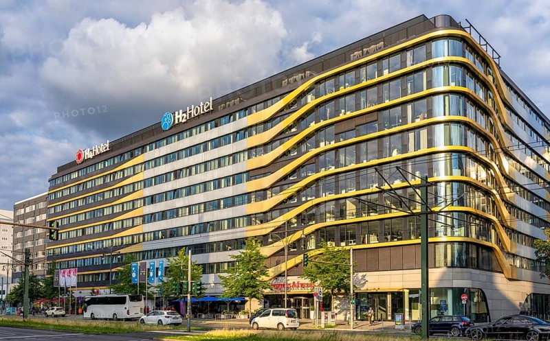 Building complex of the H4 Hotel am Alexanderplatz, Karl-Liebknecht-Straße, Berlin, Germany