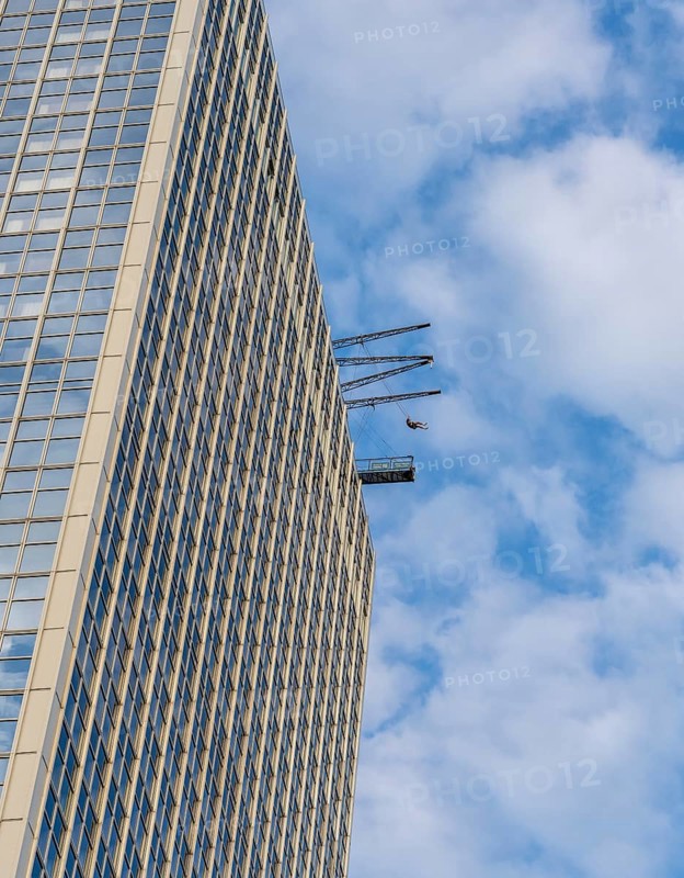 Open-air swing at Park Inn Hochaus am Alexanderplatz, Berlin, Germany