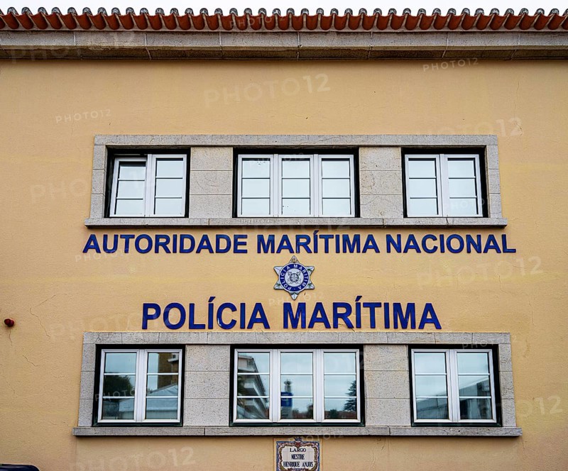 Police Station of the Policia Maritima in Cascais, Portugal