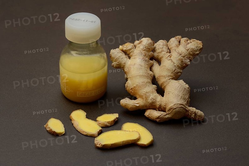 Ginger, ginger root and ginger shot
