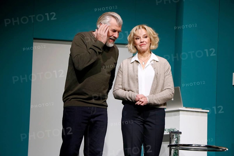 Daniel Morgenroth and Susanne Eisenkolb during the photo rehearsal of The Neurosen Cavalier at the Schlossparktheater in Berlin on 26.11.2025