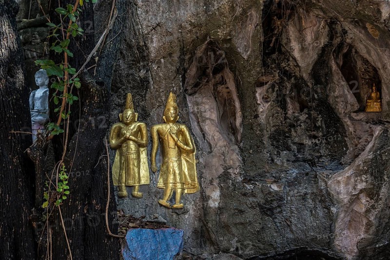Tham Phra Non, Reclining Buddha Cave, Wat Ao Noi, Prachuap Khiri Khan, Prachuap Khiri Khan Province, Central Thailand, Thailand