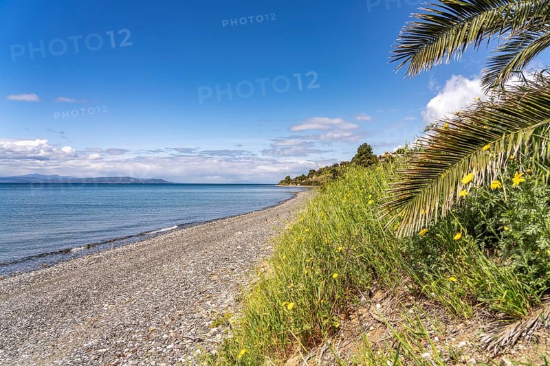 Beach near Politika on the island of Euboea or Evia, Greece