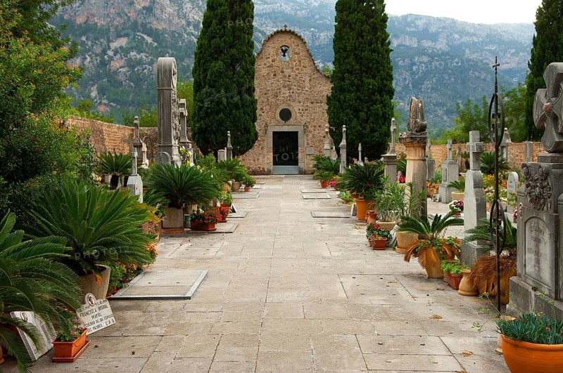 Cemetery in Majorca, Spain