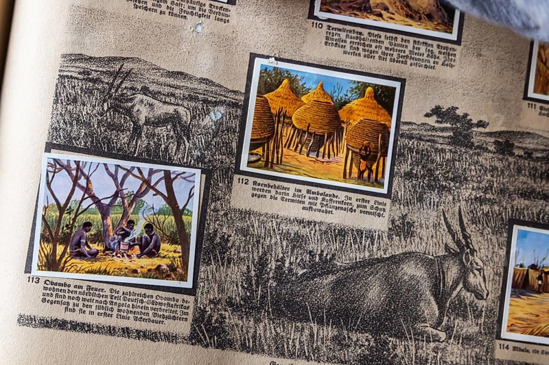 German colonies. German Southwest Africa. Obambo An anthology published by Cigaretten-Bilderdienst Dresden from 1936. Germany