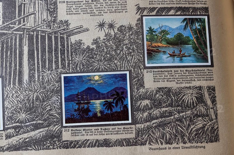 German colonies. Bismarck archipelago. An anthology published by Cigaretten-Bilderdienst Dresden from 1936. Germany