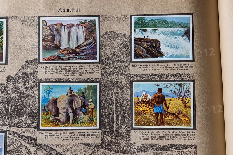 German colonies. Cameroon German Southwest Africa. An anthology published by Cigaretten-Bilderdienst Dresden from 1936. Germany