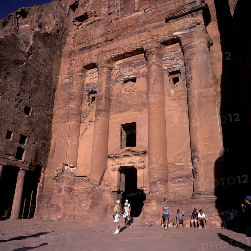 Urn Tomb, Nabatean Rock Town Petra, Jordan