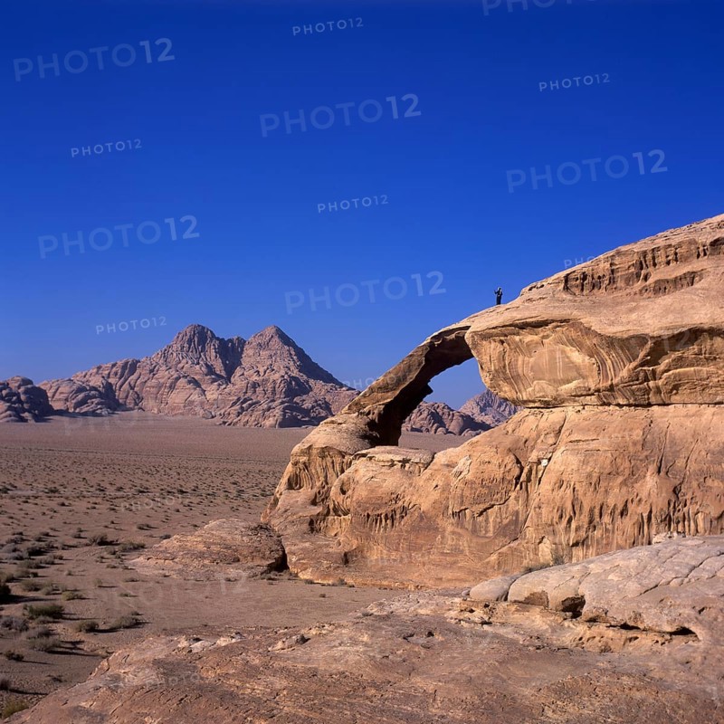 Natural rock bridge, Wadi Rum, Jordan