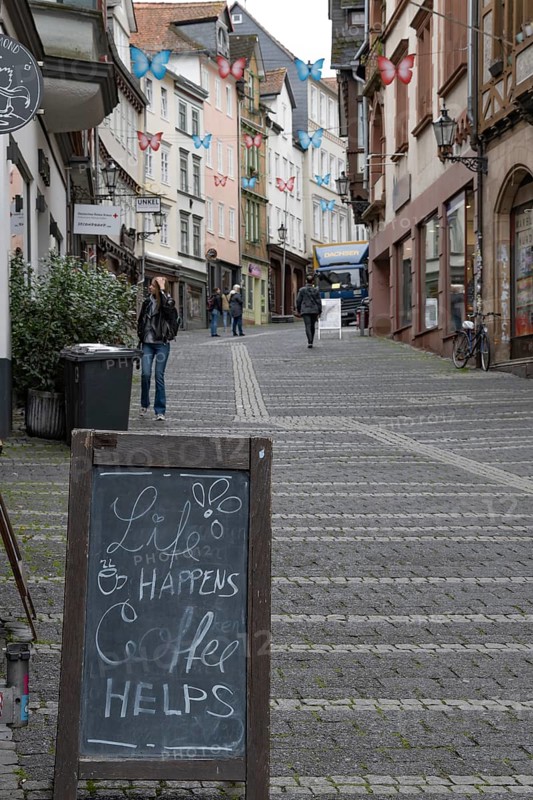 View of the Upper Town, Marburg, Hesse, Germany