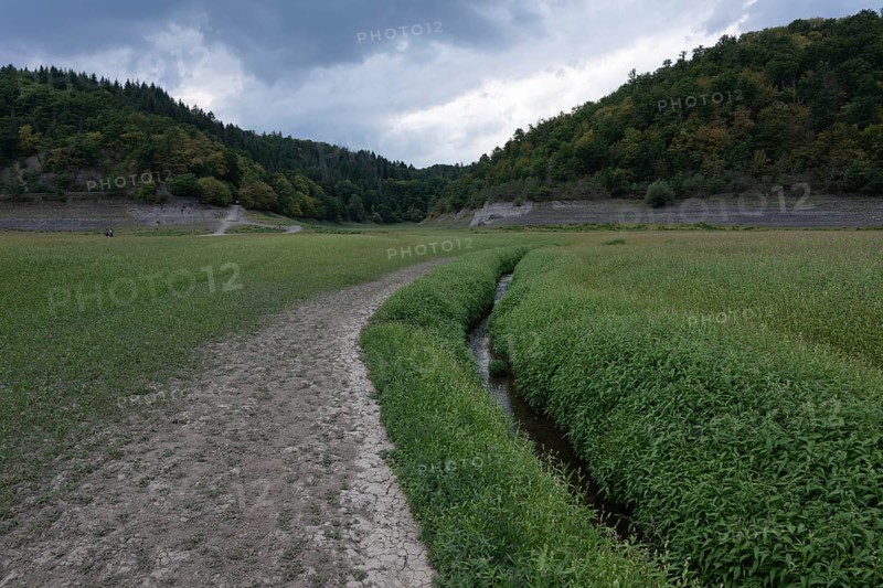 Aselbach, Edersee without water, Hesse, Germany