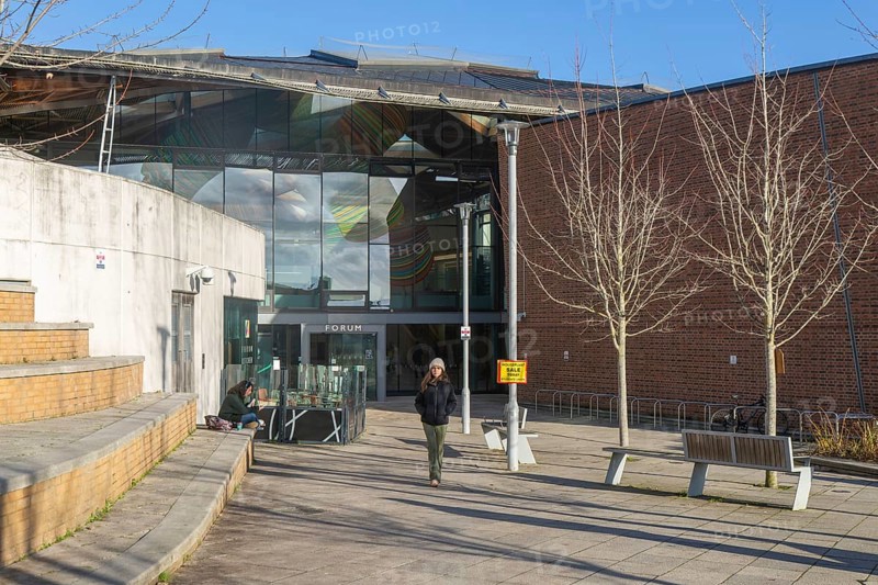 Exterior of the Forum building, Streatham Campus, University of Exeter, Exeter, Devon, England, UK built 2012