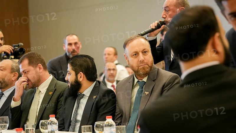 Gaziantep, Turkey – November 20, 2025: A delegation from Aleppo Province, including officials from the new Syrian government, met with Turkish authorities during an official visit to Gaziantep. Discussions explored opportunities for closer cooperation, potential city twinning, and strengthening joint efforts between the two sides, Gaziantep, Gaziantep, Turkey