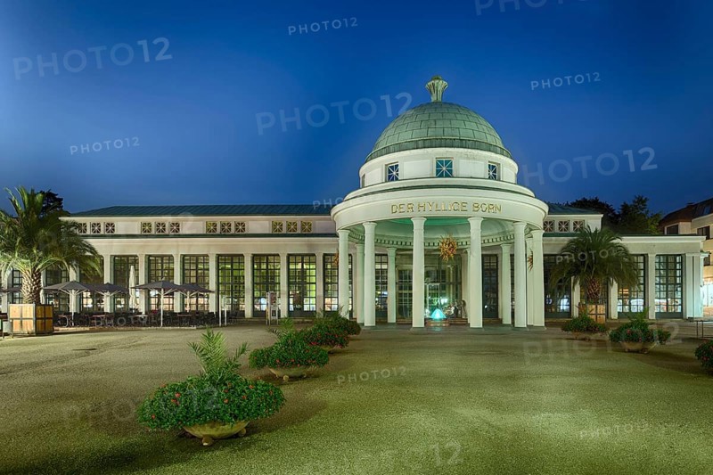 The Hyllige Born illuminates Bad Pyrmont Germany