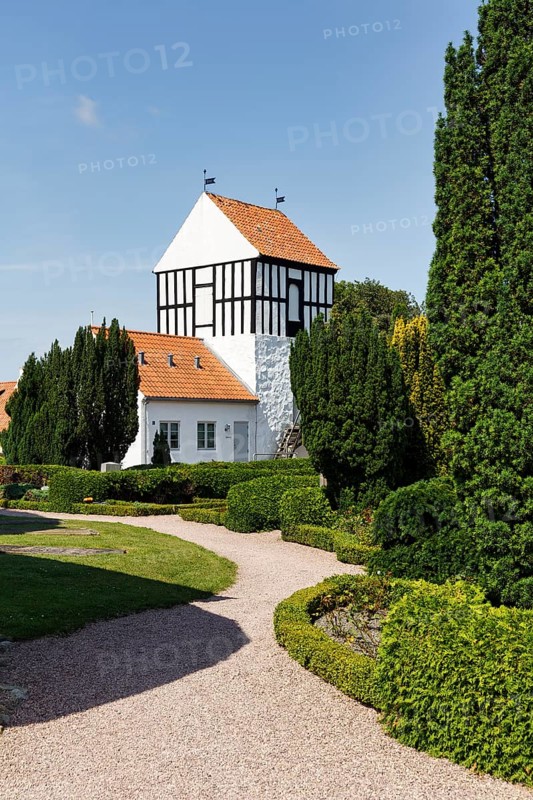 Ny Kirke, free-standing bell tower, Nyker, Bornholm Island, Denmark