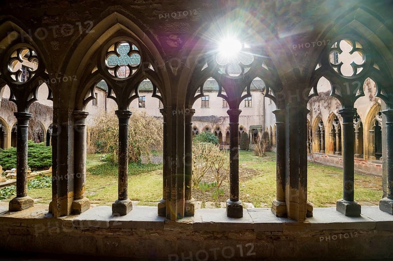 Cloister, Unterlinden Museum, Musée Unterlinden, Colmar, Haut-Rhin Department, Alsace, France
