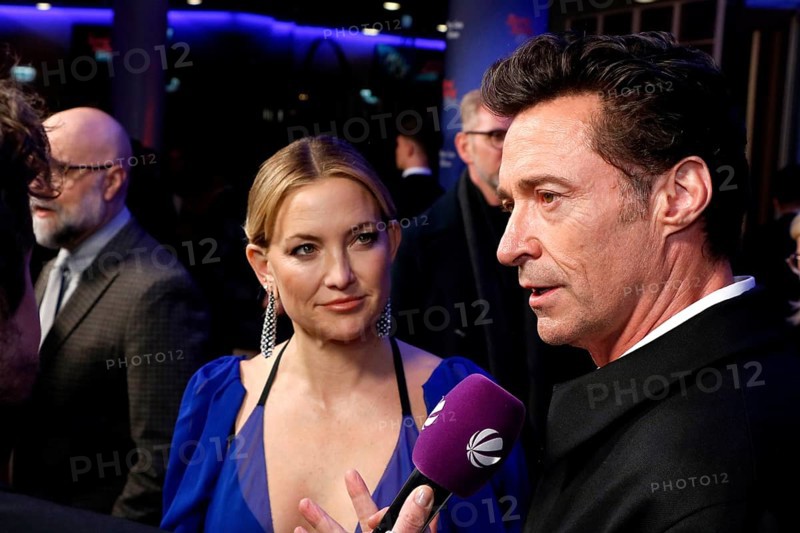 Kate Hudson and Hugh Jackman at the Song Sung Blue Red Carpet Photocall at Zoo Palast Berlin on 19.11.2025