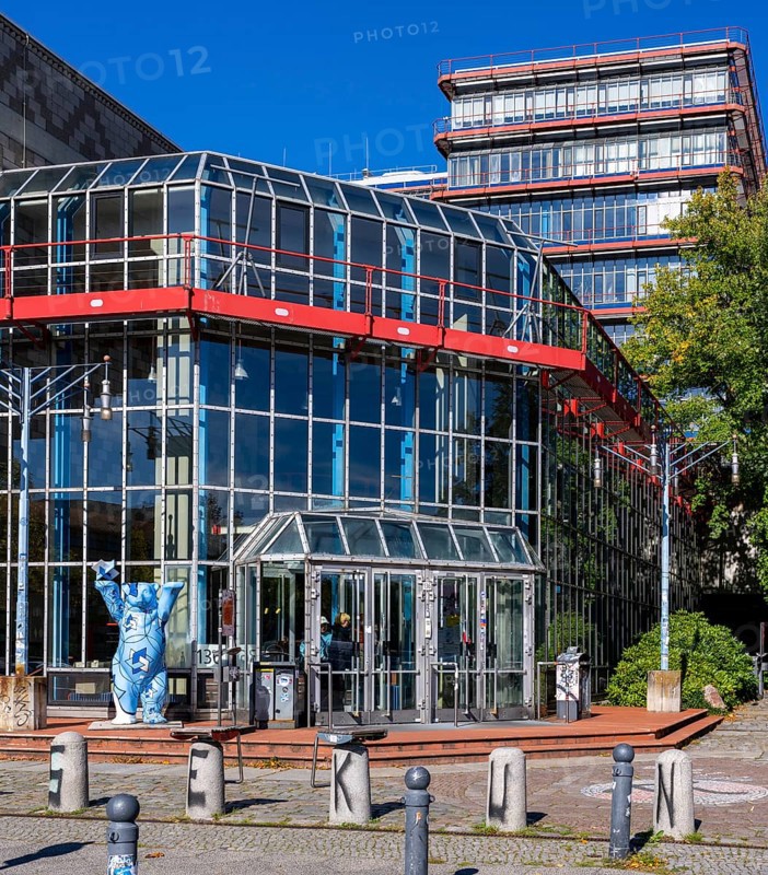 Entrance to the Einstein Center for Mathematics building at the Technical University of Berlin on Straße des 17 June, Berlin, Germany