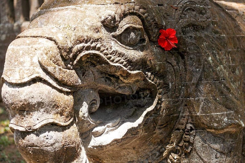 Stone sculpture, Ubud, Bali, Indonesia