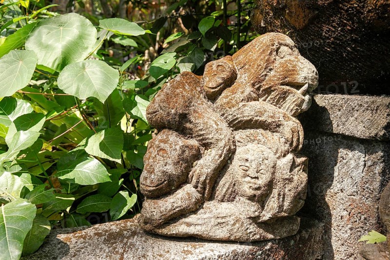 Stone sculpture, Ubud, Bali, Indonesia