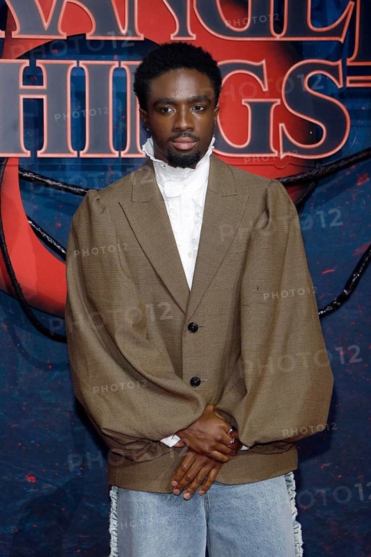 Caleb McLaughlin at the Stranger Things fan event in Hangar 7 at Tempelhof Airport in Berlin on 18.11.2025