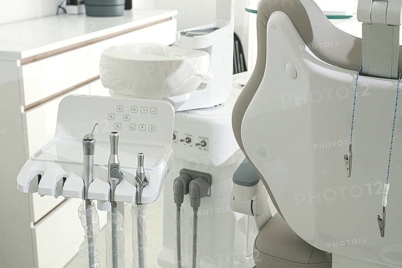 Dental equipment, instrument module, tester, dental tips, control panel, no people