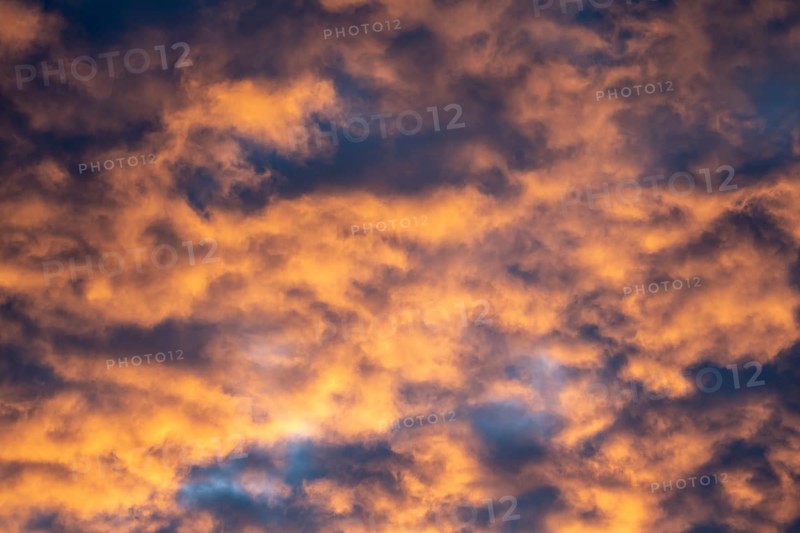 Spectacular cloudy sky at sunset, Hochbrixen, Brixen im Thale, Tyrol, Austria