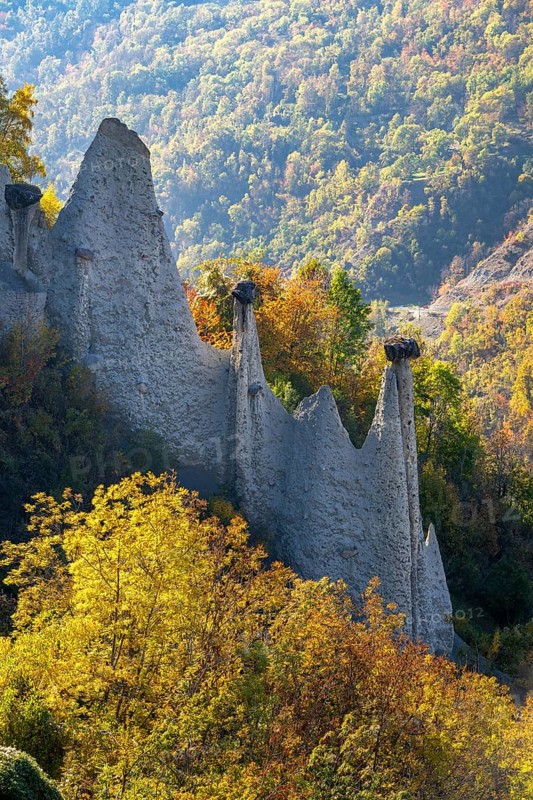 Earth pyramids of Euseigne, Canton of Valais, Switzerland