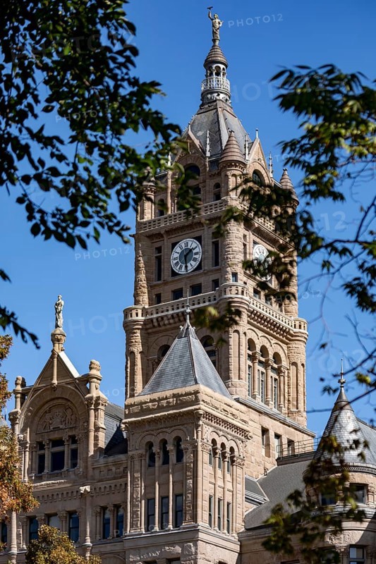 Salt Lake City, Utah - The Salt Lake City and County Building. It was built in the early 1890s and served as the Utah capitol from 1896-1915. It is now the seat of local government