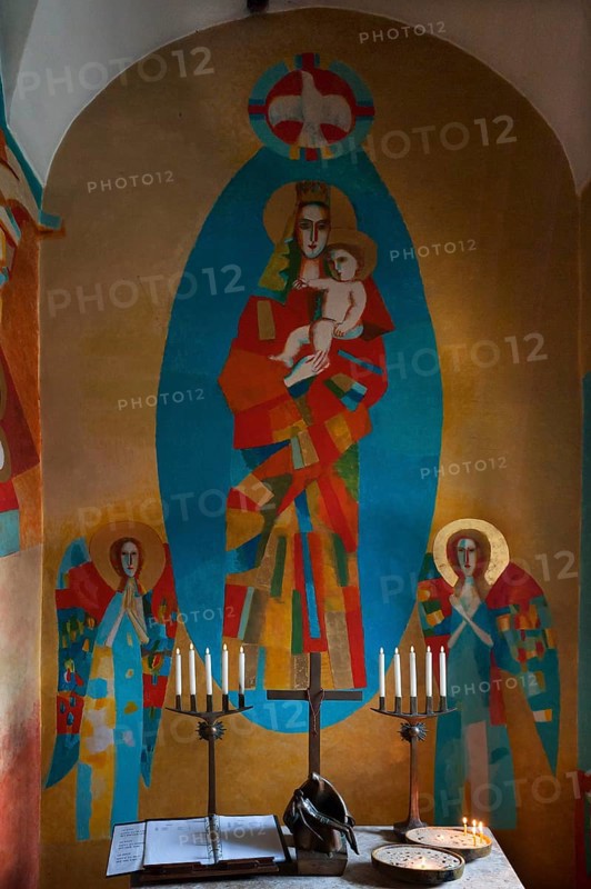 Modern Lady Chapel in the Baroque Church of St. Jakob and St. Leonard, Hopfgarten im Brixentale, Tyrol, Austria