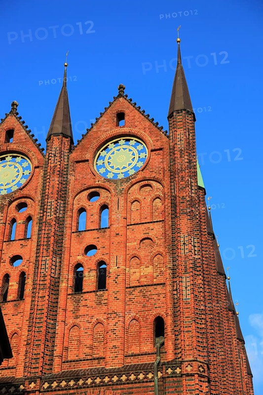 Town hall in the urban area of Altstadt, Stralsund, Hanseatic City of Stralsund, Vorpommern-Rügen district, Mecklenburg-Western Pomerania, Germany