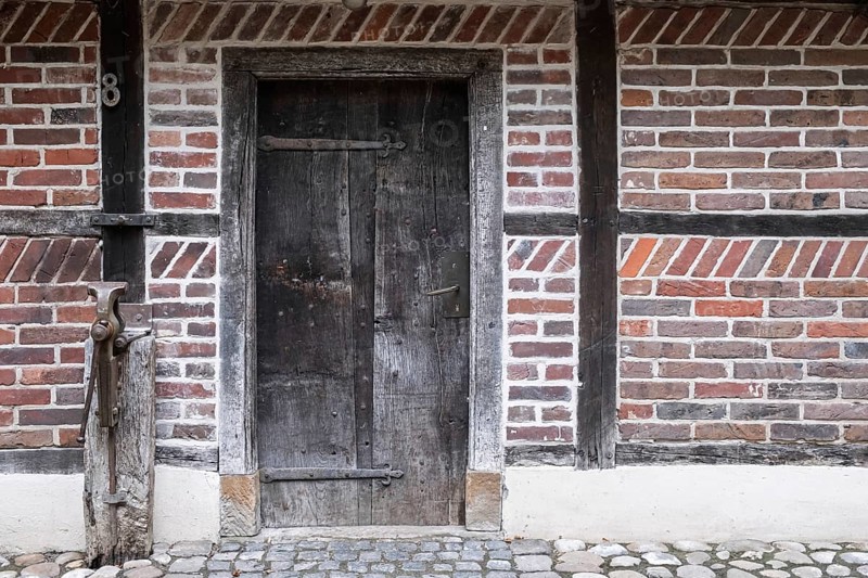 Altes half-timbered house, Borken-Weseke, Münsterland, North Rhine-Westphalia, Germany